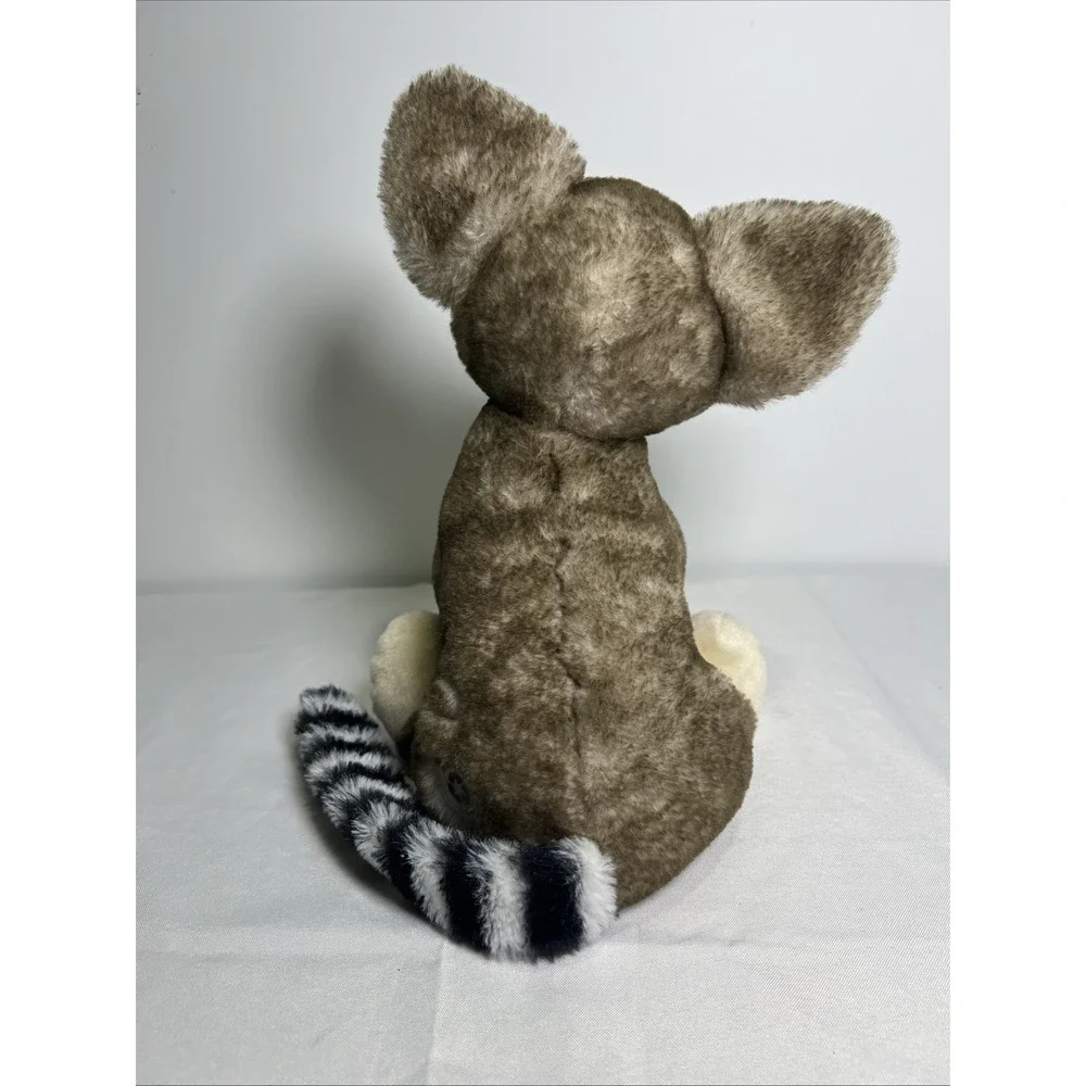 THE PETTING ZOO RECYCLED RING TAIL CAT PLUSH STUFFED ANIMAL
